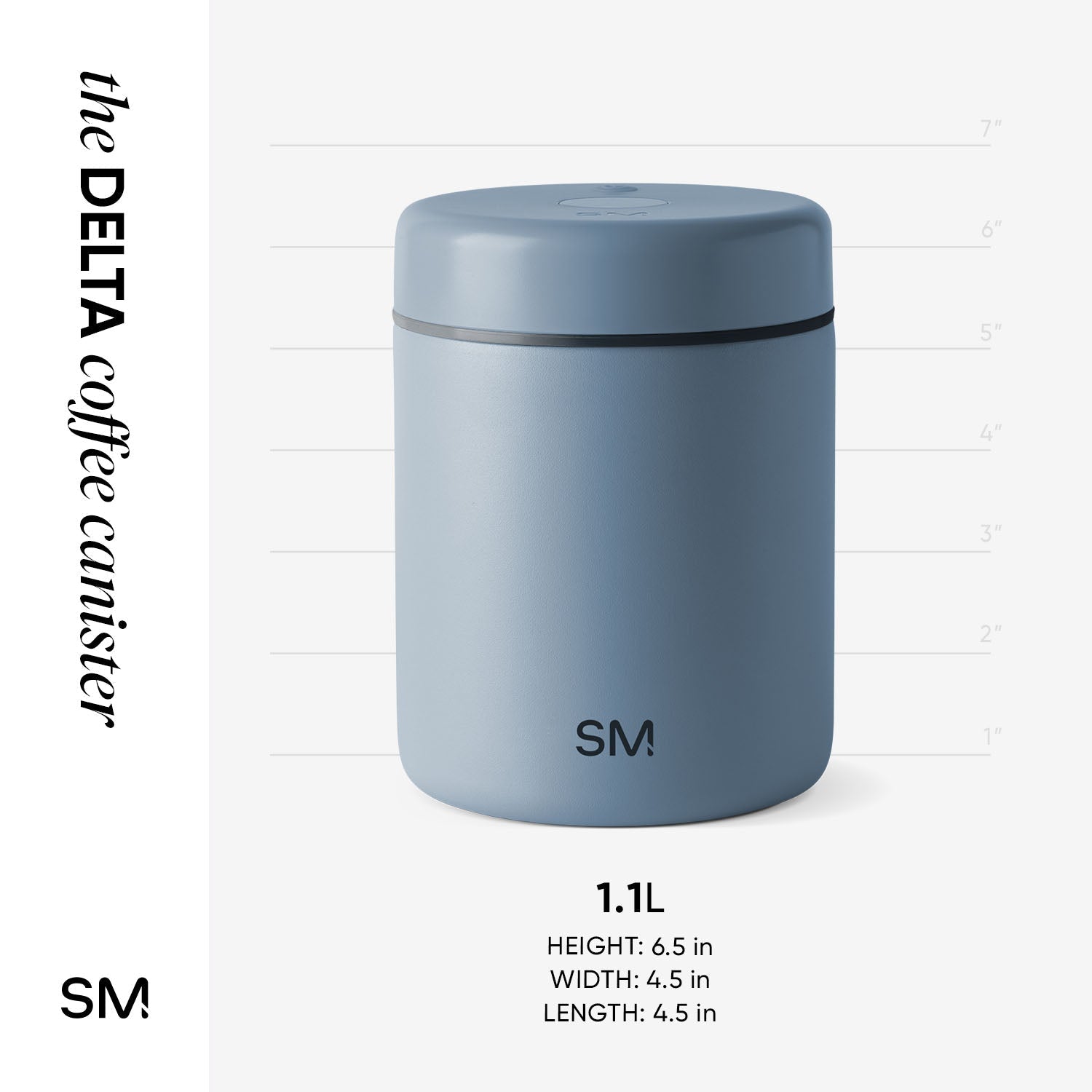 Delta Coffee Canister